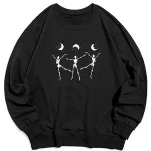 Men’s small black skeleton sweatshirt